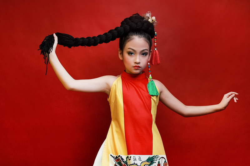 áo dài nhí 13