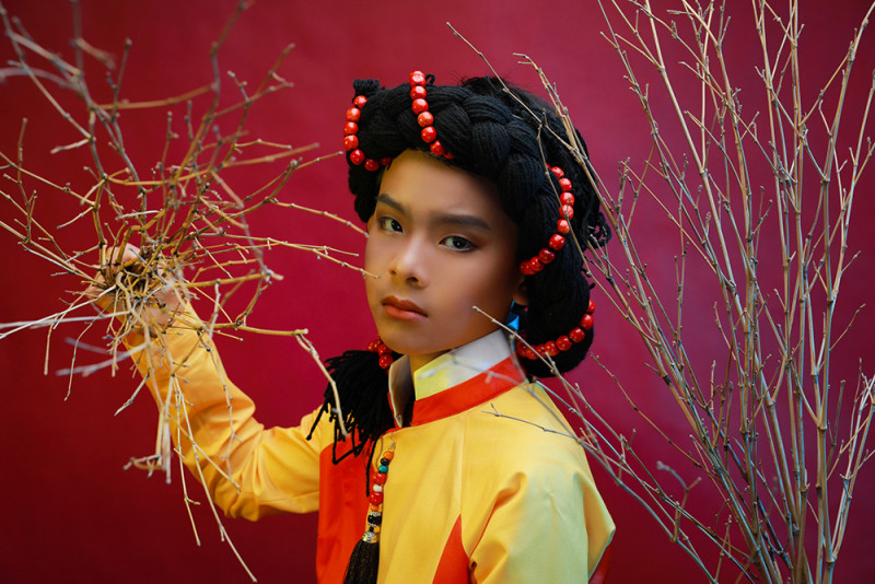 áo dài nhí 16