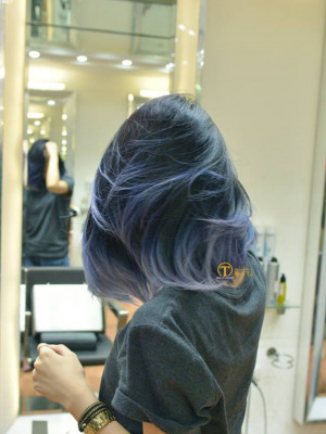 Balayage khói blue 