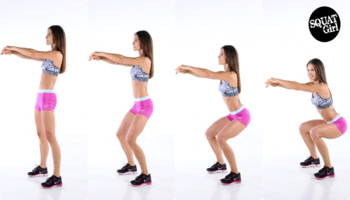 4 bài tập Squat tại nhà giúp mông và đùi thêm săn chắc