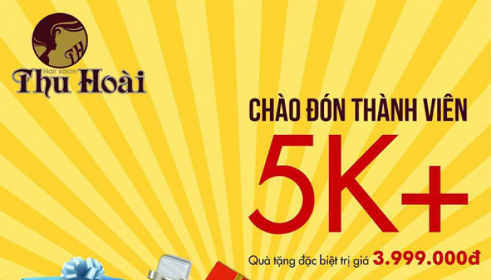 Quà tặng từ salon Thu Hoài - Voucher dịch vụ trị giá 3,999,000đ