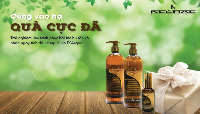 Cơ hội trải nghiệm liệu trình phục hồi tóc hư tổn miễn phí từ Huile D'Argan