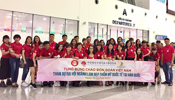 Hình ảnh đoàn  Việt Nam từ Đại hội thẩm mỹ quốc tế Hàn Quốc lần thứ 11-Ấn tượng và Hội nhập