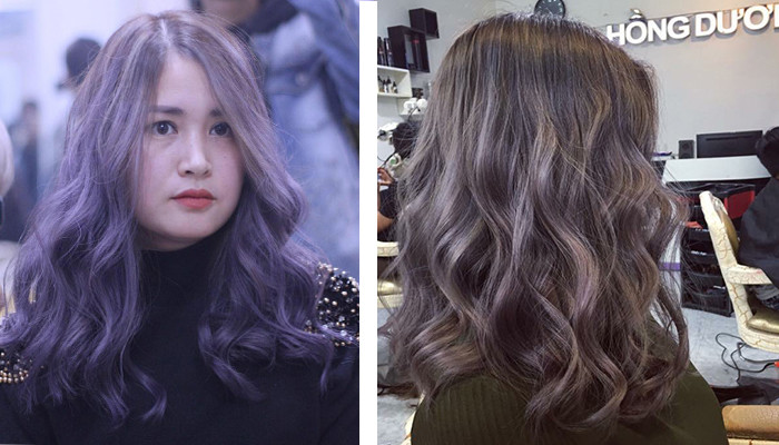 Khuấy động mùa Tết với những màu tóc thời thượng dành riêng cho những cô nàng thích xoăn sóng dài Hàn Quốc